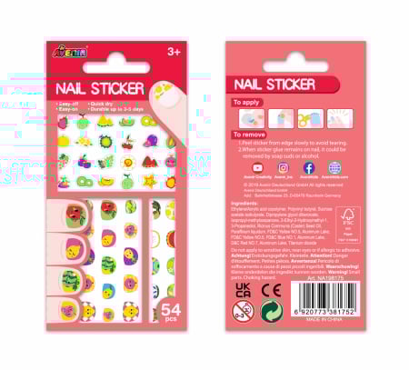 Stickere pentru unghii fosforescente - Fructe [2]