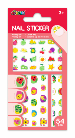 Idei de cadouri sub 50 lei - Stickere pentru unghii fosforescente - Fructe