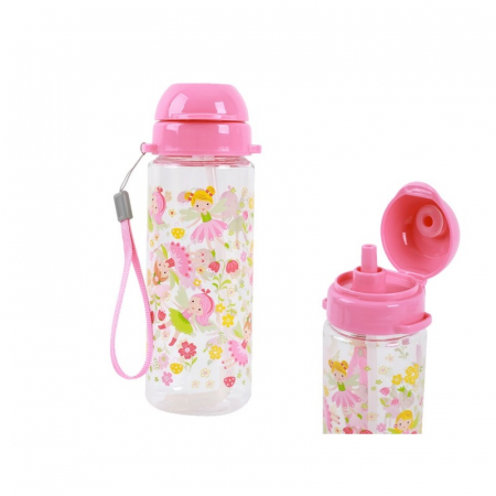 Cadouri 3 ani - iTotal-Sticla transparenta din tritan, cu pai, 400 ml - zane