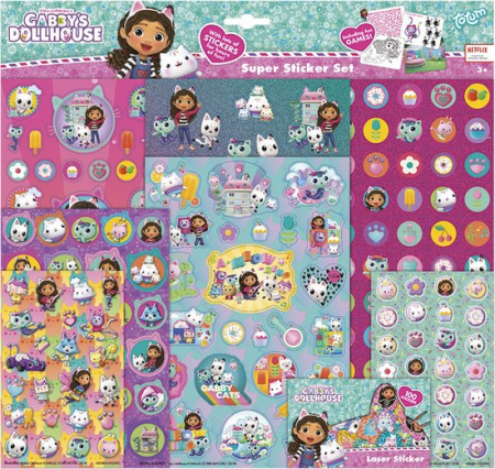 Lucru manual copii - Totum Super set abtibilduri Gabby s Dollhouse