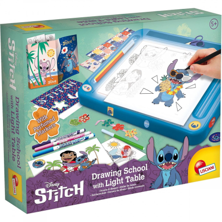 Jocuri educative - Tablita de desen cu lumini - Stitch