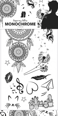 Vârstă - Tatuaje alb si negru