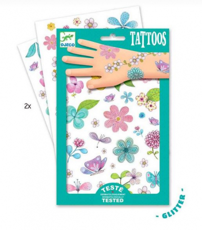 Pictura pe față și tatuaje pentru copii - Tatuaje Flori