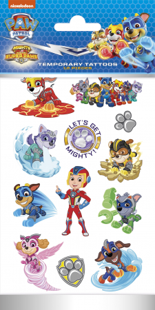Idei de cadouri - Tatuaje Might Pups, Patrula Catelusilor, Paw Patrol