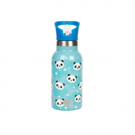 Recipiente alimentare - Termos pentru copii, din otel inoxidabil, design panda, 350 ml