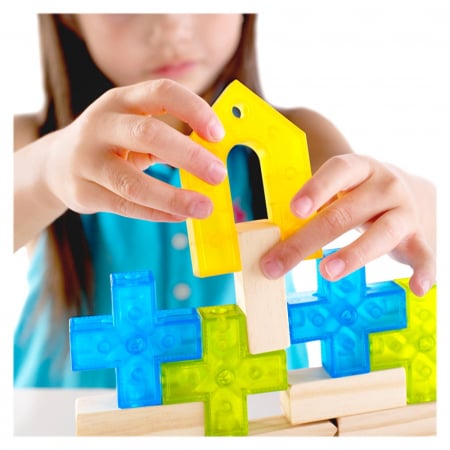Texo, set de constructie cu 100 piese, Guidecraft [2]