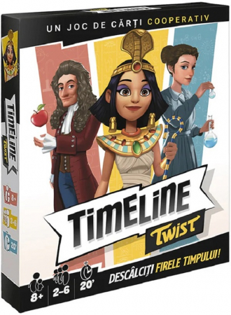 Idei de cadouri - Timeline Twist, joc de petrecere, lb. romana