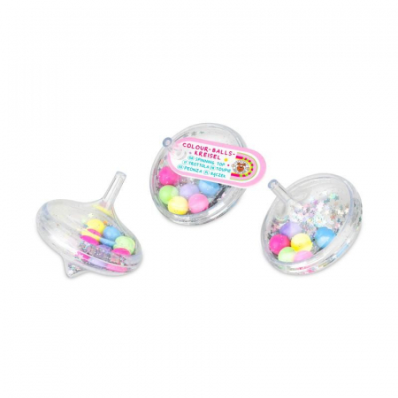 Cadouri 3 ani - Trendhaus-Titirez transparent cu bile colorate