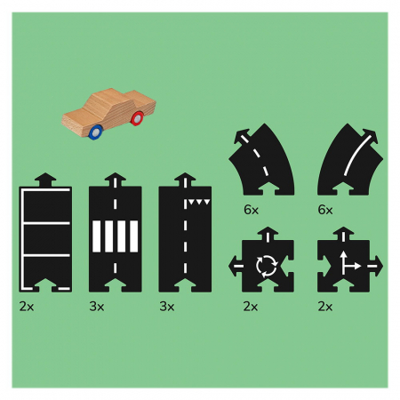 Traseu auto Waytoplay, Highway Car Edition, 25 piese [4]