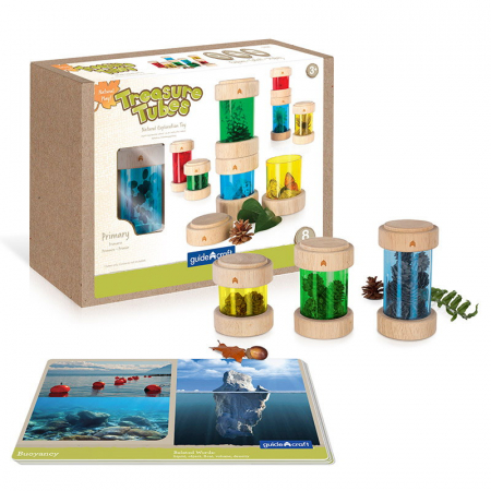 Jucării Montessori - Treasure Tubes Colors, Guidecraft