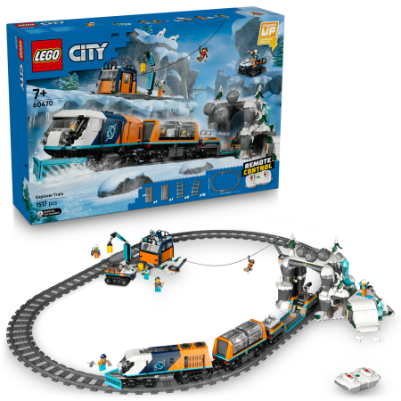 LEGO® - Trenul expres al exploratorilor spre Polul Arctic