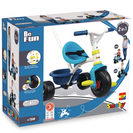 Tricicleta Smoby Be Fun blue [3]