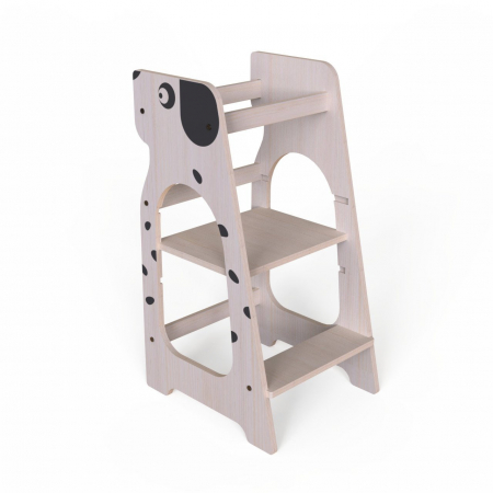 Learning Tower - Turn de invatare MamaToyz Learning Tower din lemn, Catelus