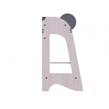 Turn de invatare MamaToyz Learning Tower din MDF, Soricel [1]