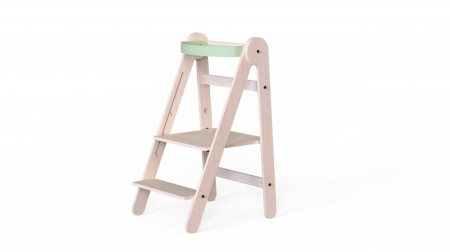 Learning Tower - Turn de invatare pliabil MamaToyz Learning Tower din lemn, Verde