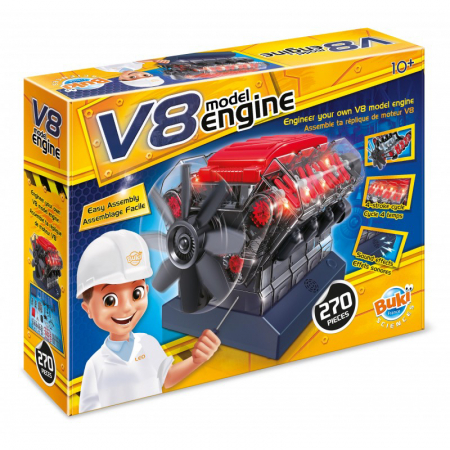 Jucării copii 10+ - Cum funcționează un motor V8, set de fizică