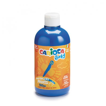 Vârstă - Vopsea Lavabila Carioca Baby Finger Paint 2+, 500ml