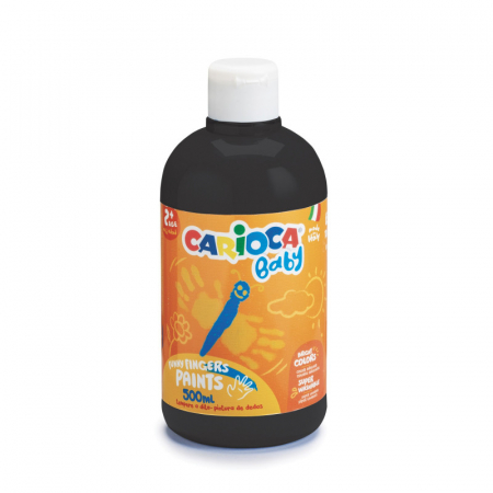 Vârstă - Vopsea Lavabila Carioca Baby Finger Paint 2+, 500ml