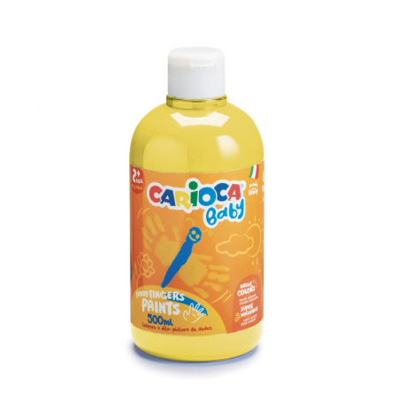 Vârstă - Vopsea Lavabila Carioca Baby Finger Paint 2+, 500ml