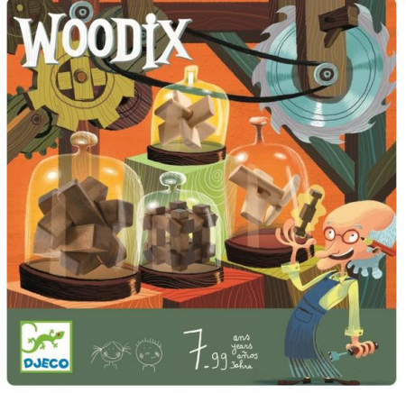 Jocuri educative pentru școală/grădiniță - Woodix 6 jocuri logice din lemn