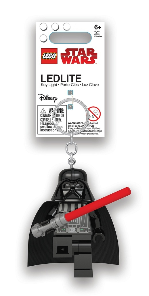 Breloc Cu Lanterna Lego Star Wars Darth Vader Cu Sabie Laser Lg