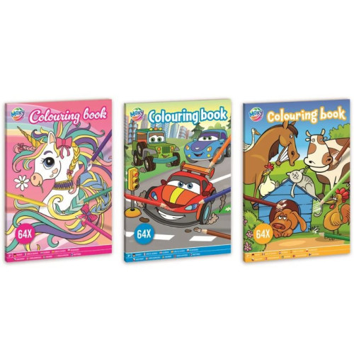 Carte de colorat, A4, 64 pagini, animale [3]