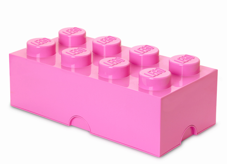 Volcano Martin Luther King Junior Sinis Cutie depozitare LEGO 8 roz