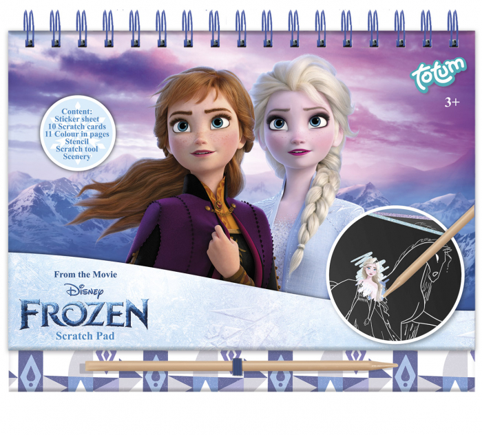 Set creativ de razuit si colorat Disney Frozen