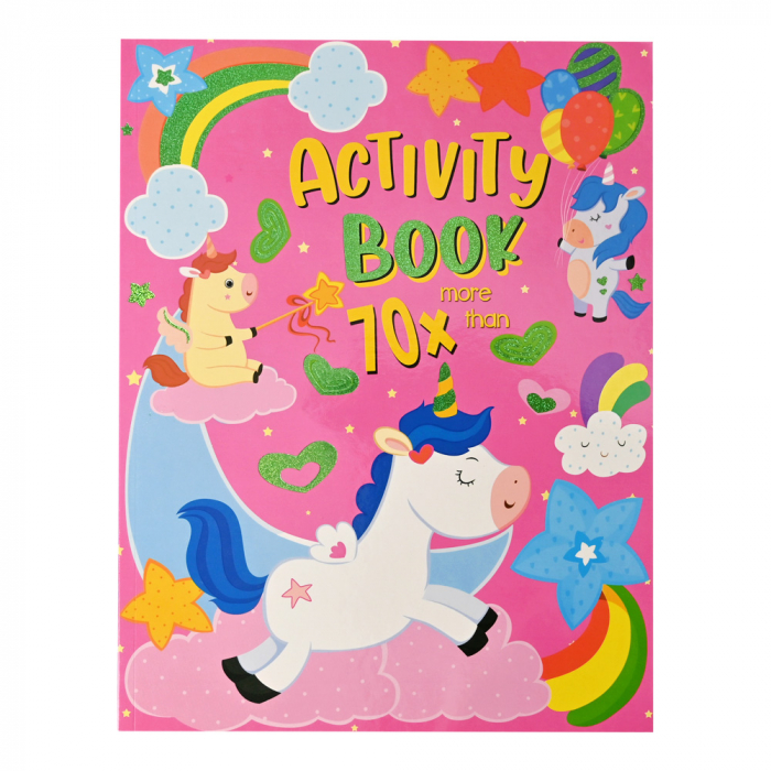Carte cu activitati - unicorni