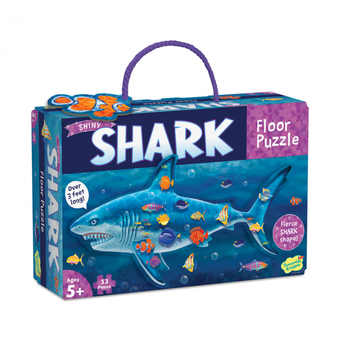 Puzzle de podea in forma rechin, Shark Floor Puzzle Jucarii copii si jocuri educative
