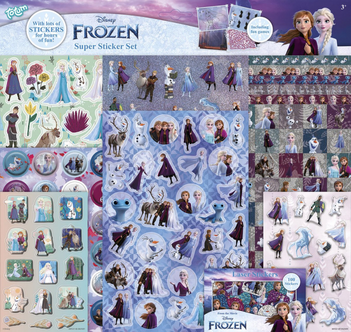 Super set abtibilduri Disney Frozen