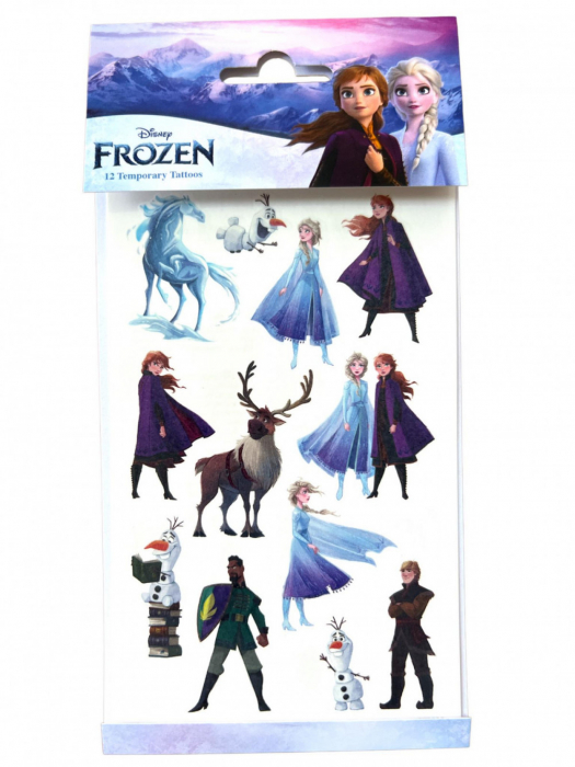 Set 12 tatuaje pentru copii - Disney Frozen