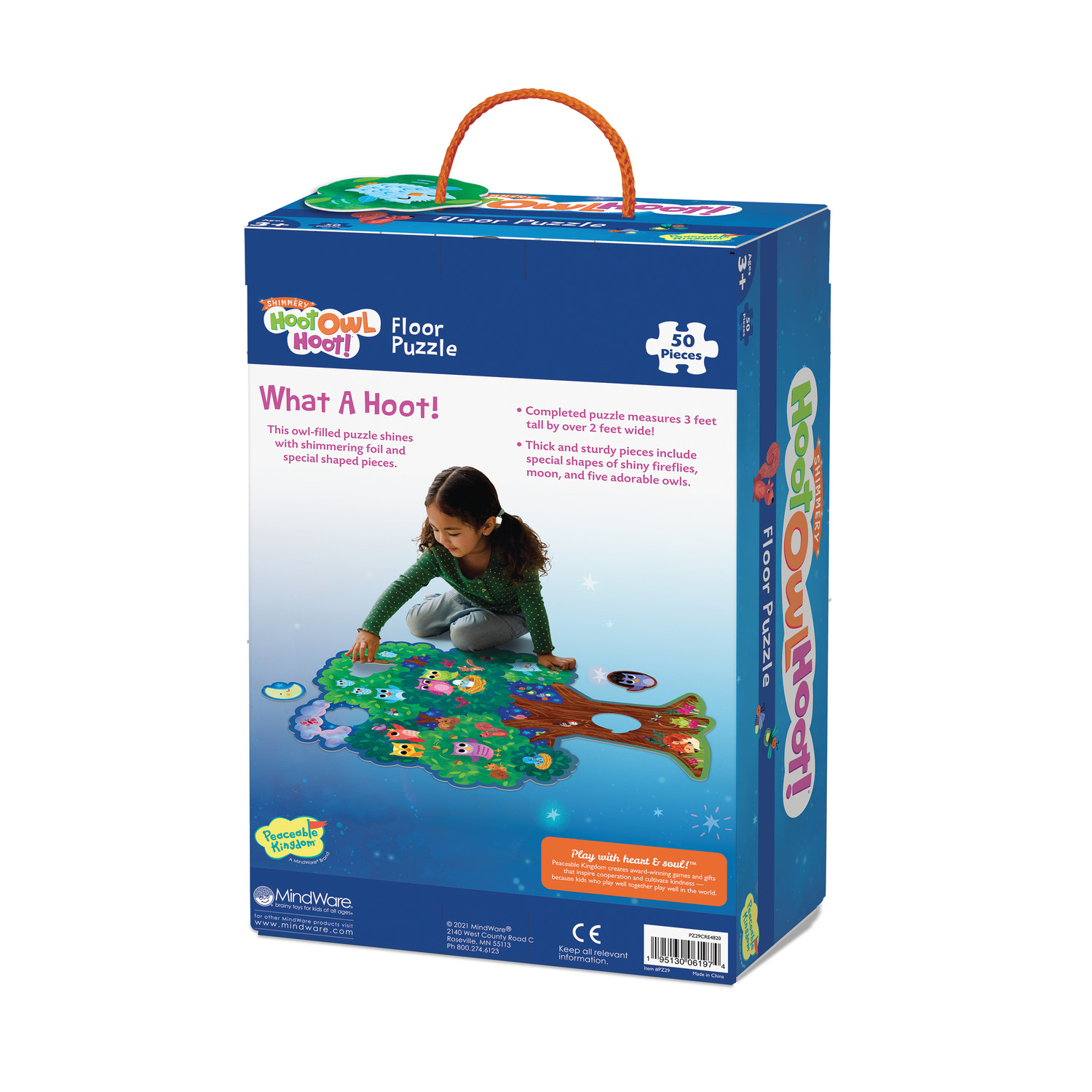 Hoot Owl Hoot, puzzle de podea in forma de copac, cu bufnite [5]