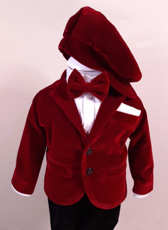 Costum de catifea bordo [2]