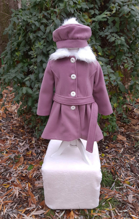 Paltonașe - Palton și căciulă ~ mov