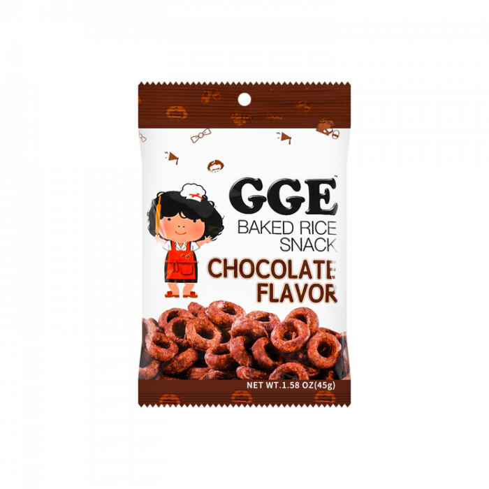 GGE Baked Rice Snack Chocolate 45g [1]