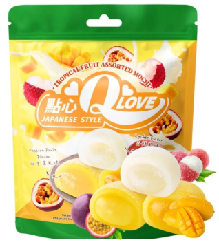 Mochi Tropical Fruit Assorted Mixed 120g Q Love [1]