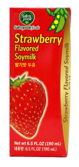 Soymilk Strawberry Flavored 190ml SY [1]