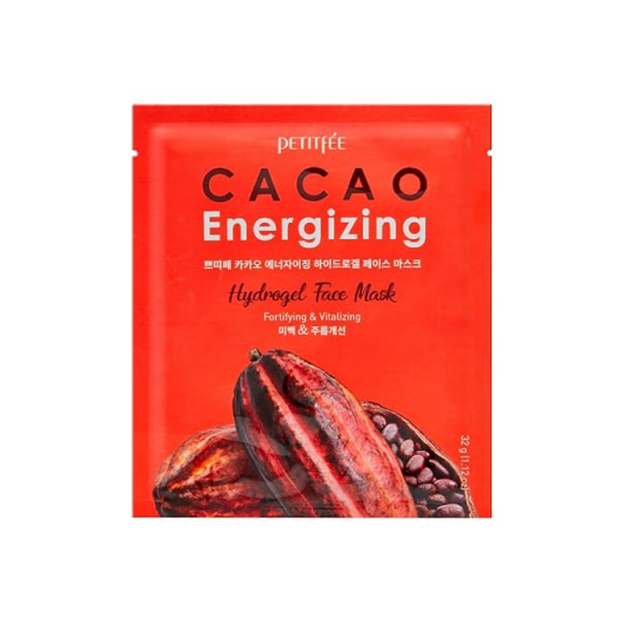 Masca de hidrogel energizanta cu cacao, 32g | Petitfee (05646) [1]
