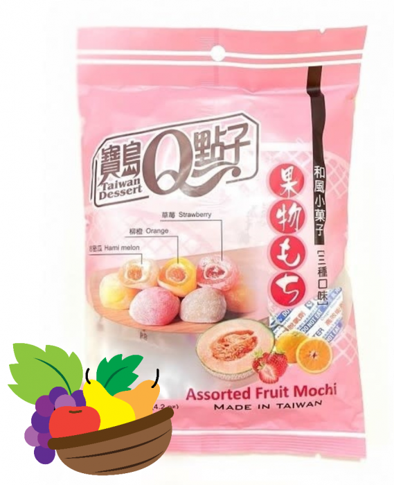 Mochi Assorted Fruit 120g Q [1]