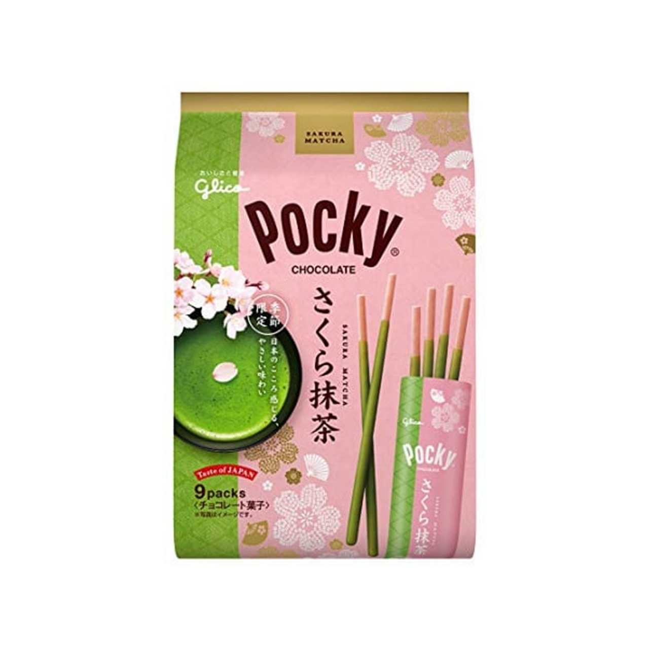 Pocky Sakura Matcha 114.3g Glico [1]