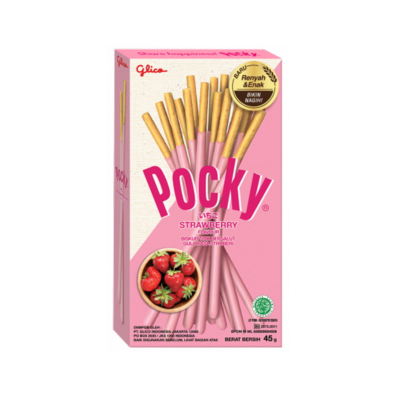 Pocky Strawberry 47g Glico [1]
