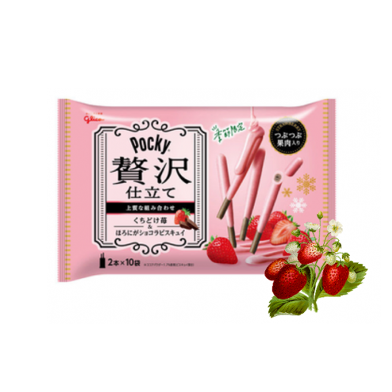 Pocky Strawberry Chocolate Premium 110g Glico [1]