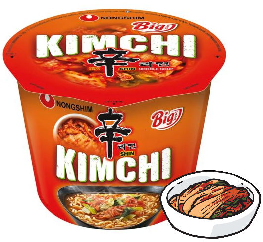 Ramen Kimchi Cupă Mare [1]