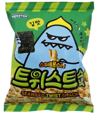 Seaweed Twist Snack 70g Sweet Monster [1]