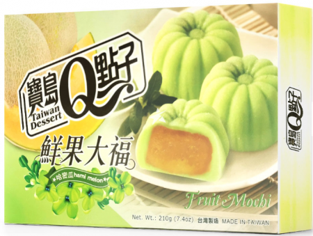 Mochi - Fruit Mochi Hami Melon 210g Q
