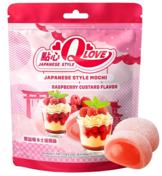 Mochi - Mochi Custard Raspberry 120g Q Love
