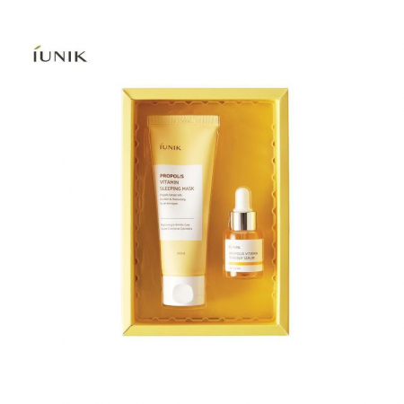 CosmeticeㅣK-Beauty - iUNIK Propolis Vitamin Eye Cream Set