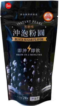 Perle de Tapioca - 2 min Tapioca Pearl Black 210g WFY