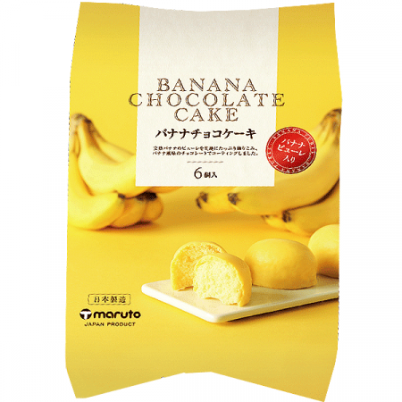 Prăjituri - Banana Chocolate Cake 174g Maruto
